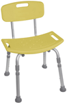 Bathroom Safety Shower Tub Chair Yellow